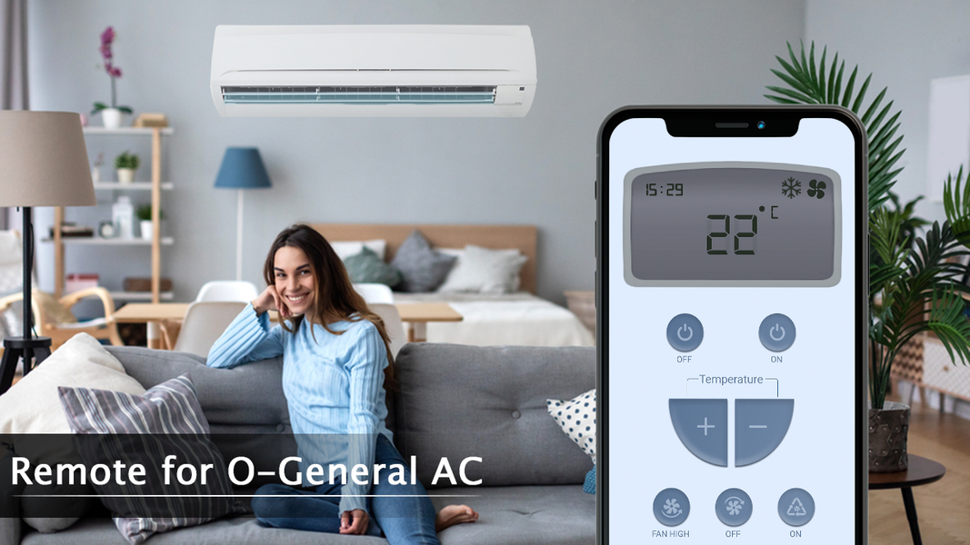 Remote for O General AC - عکس برنامه موبایلی اندروید