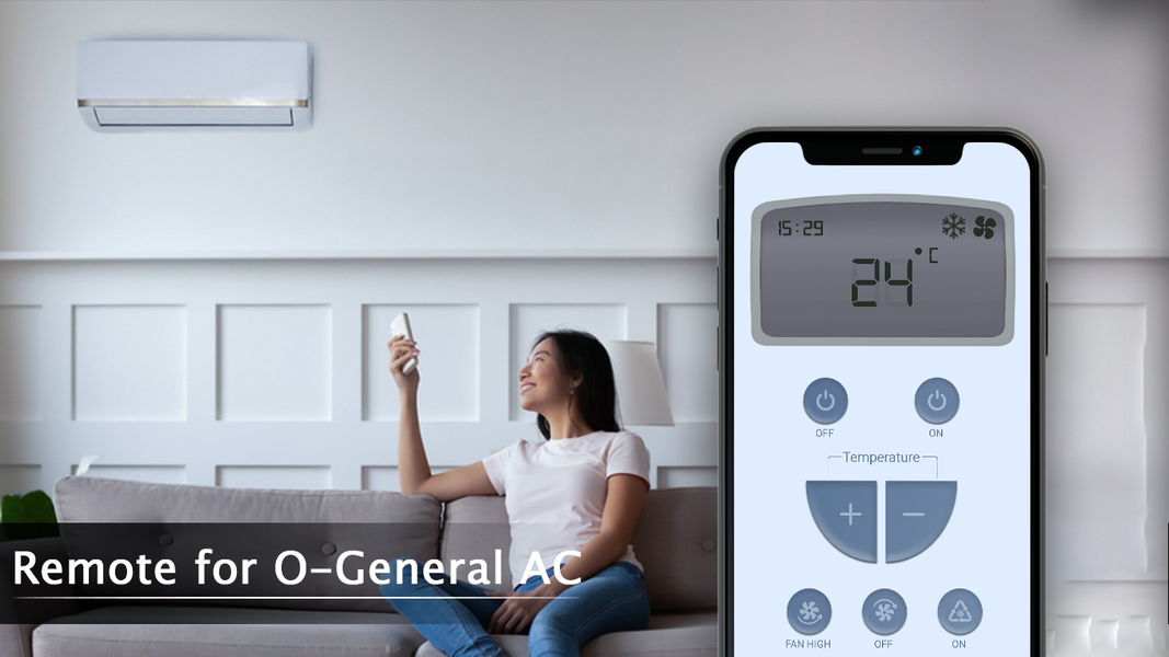 Remote for O General AC - عکس برنامه موبایلی اندروید