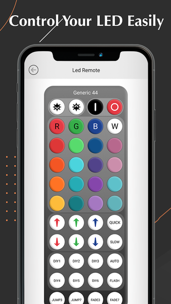 LED Lights Remote - عکس برنامه موبایلی اندروید