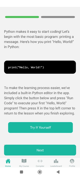 PythonB - Learn Python - عکس برنامه موبایلی اندروید