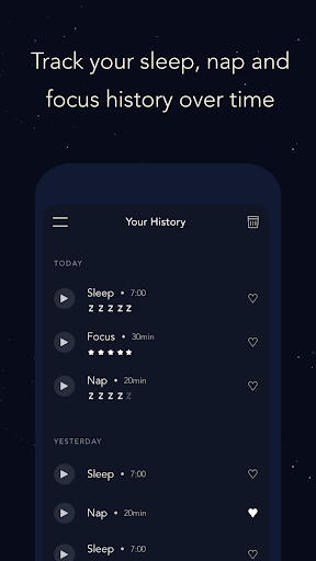 Pzizz - Sleep, Nap, Focus - عکس برنامه موبایلی اندروید