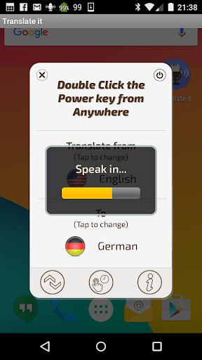 Voice translator Translate it - عکس برنامه موبایلی اندروید