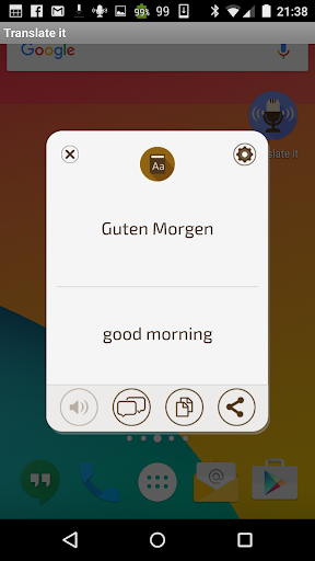 Voice translator Translate it - Image screenshot of android app