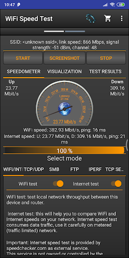 WiFi - Internet Speed Test - عکس برنامه موبایلی اندروید