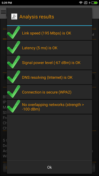 WiFi Analyzer Classic - عکس برنامه موبایلی اندروید
