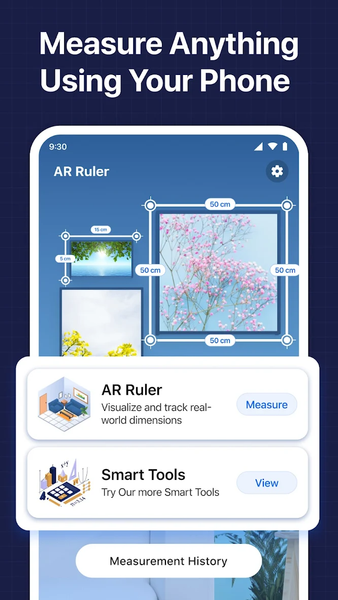 AR Measure Plan: ۳D Tape Ruler - عکس برنامه موبایلی اندروید