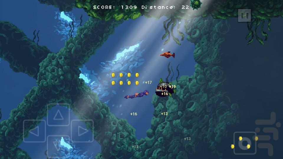بازی غواصی در اعماق دریا - Gameplay image of android game