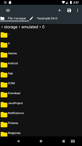 Html Editor - Image screenshot of android app