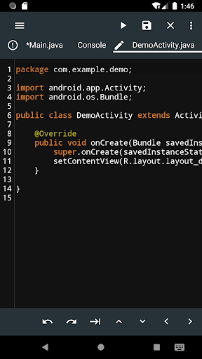 JStudio - ide for java - Image screenshot of android app