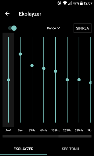 Mp۳ player - Qamp - عکس برنامه موبایلی اندروید