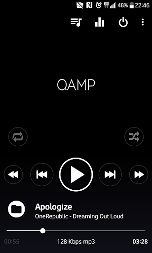 Pro Mp3 player - Qamp - Image screenshot of android app