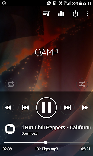 Pro Mp3 player - Qamp - عکس برنامه موبایلی اندروید