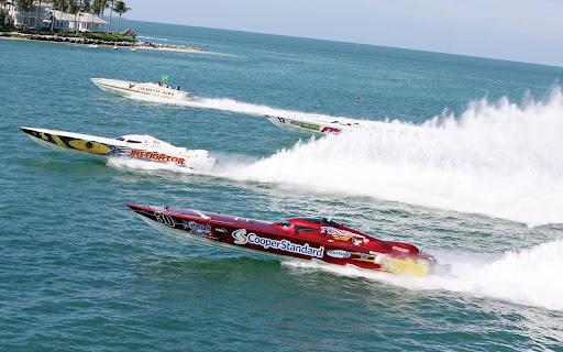 Speed Boat Racing Wallpaper - Image screenshot of android app