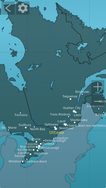 Canada Map Quiz - عکس بازی موبایلی اندروید