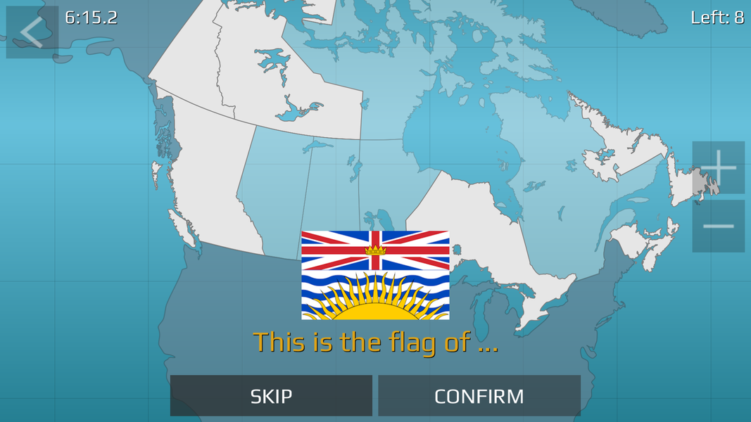 Canada Map Quiz - عکس بازی موبایلی اندروید