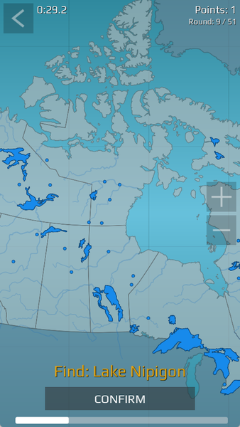 Canada Map Quiz - عکس بازی موبایلی اندروید