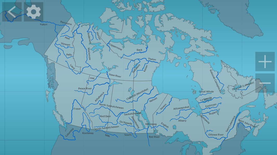 Canada Map Quiz - عکس بازی موبایلی اندروید