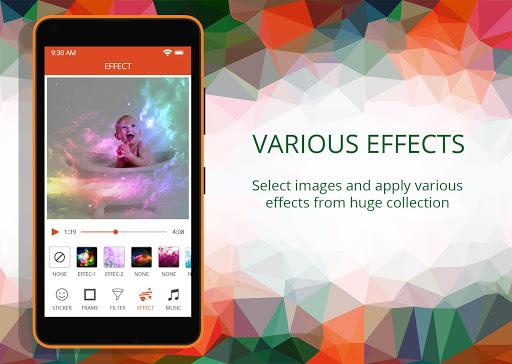 Baby Pics Video Maker With Music - عکس برنامه موبایلی اندروید