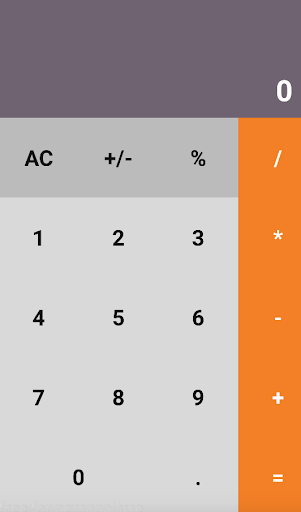 Simple Calculator - عکس برنامه موبایلی اندروید