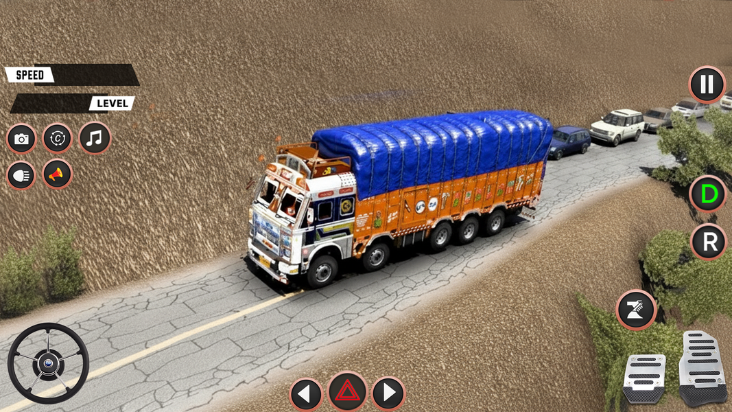 Indian Truck Lorry Driver Game - Gameplay image of android game