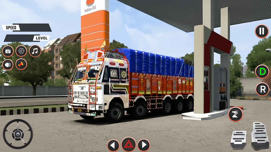 Indian Truck Lorry Driver Game - Gameplay image of android game