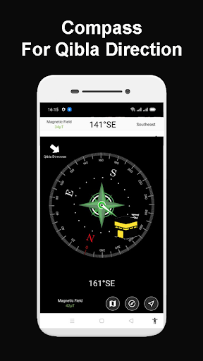 Qibla Compass - Qibla Finder - عکس برنامه موبایلی اندروید