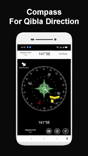 Qibla Compass - Qibla Finder - Image screenshot of android app