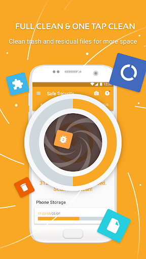 Safe Security -  Antivirus, Booster, Phone Cleaner - Image screenshot of android app