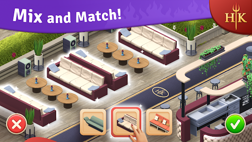Hell's Kitchen: Match & Design - Gameplay image of android game