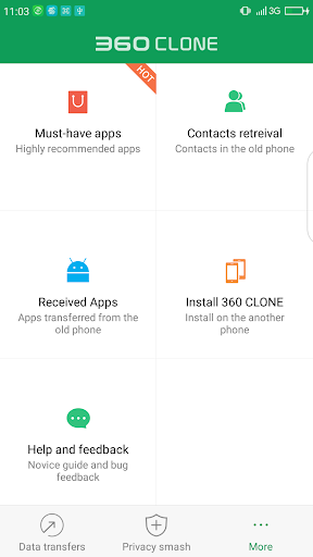 Phone Transfer(360 clone) - Image screenshot of android app