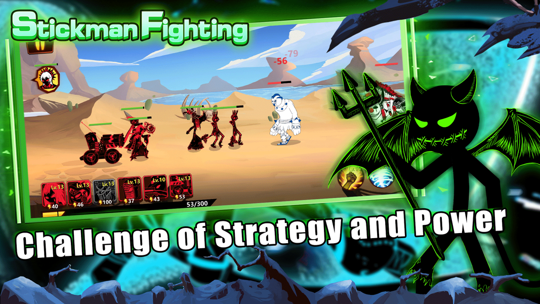Stickman Fighting - Gameplay image of android game