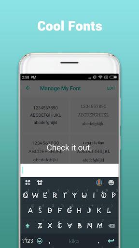 Kika Keyboard - Emoji Keyboard, Emoticon, GIF - Image screenshot of android app