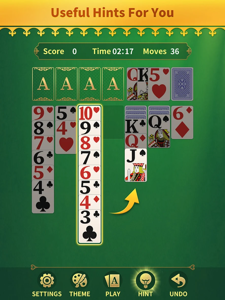 Solitaire: Classic Card Game - Gameplay image of android game