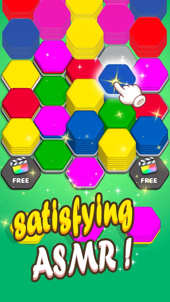 Hexa Blast: Color Up - Gameplay image of android game