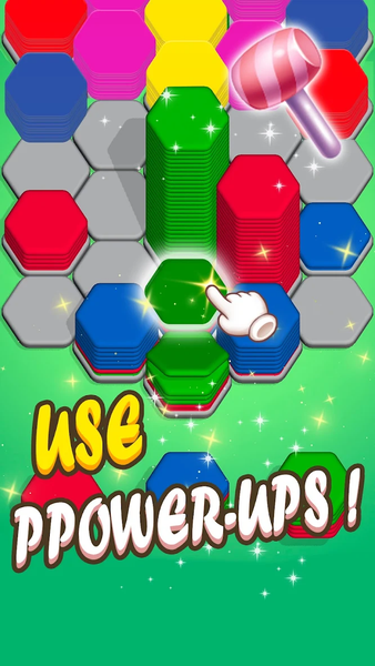 Hexa Blast: Color Up - Gameplay image of android game