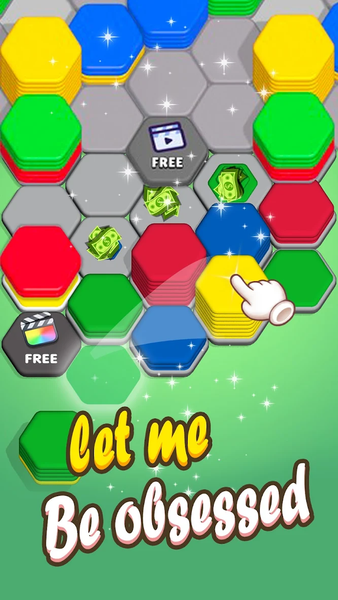 Hexa Blast: Color Up - Gameplay image of android game