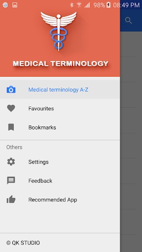 Medical terminology - Offline - Image screenshot of android app