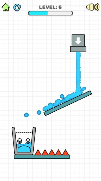 Smiling Glass : Happy Water - عکس بازی موبایلی اندروید
