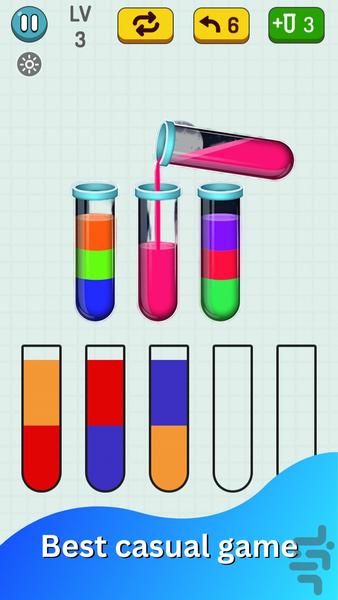 Water Color Sort - عکس بازی موبایلی اندروید