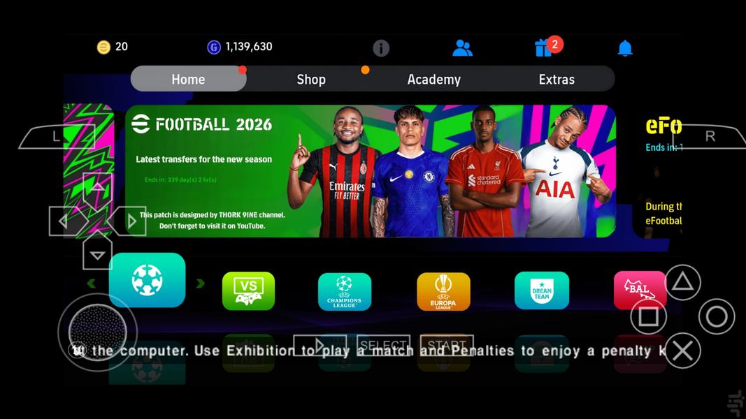eFootball 2026 unofficial - Gameplay image of android game