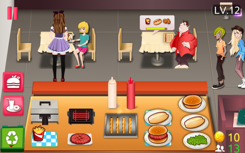 Cafe Fever - Gameplay image of android game