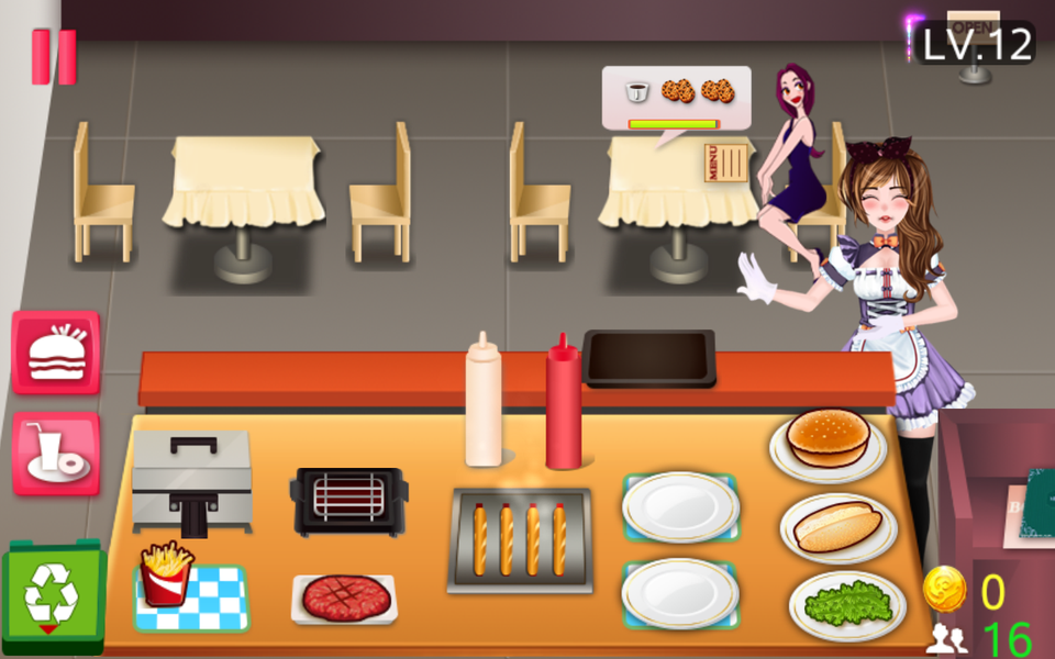 Cafe Fever - Gameplay image of android game
