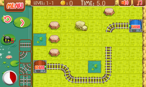 Train Maze - Gameplay image of android game