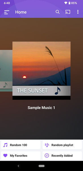 QNAP Qmusic - Image screenshot of android app