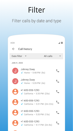 Call Log Analytics, Call Notes - عکس برنامه موبایلی اندروید