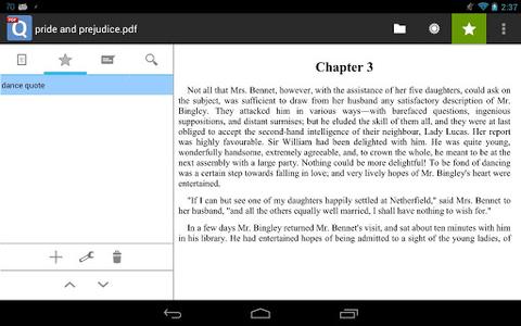 qPDF Viewer Free PDF Reader - عکس برنامه موبایلی اندروید