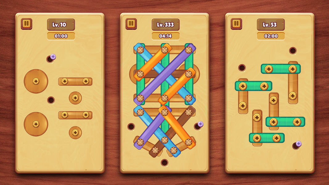 Nuts Bolts: Screws Puzzle - عکس بازی موبایلی اندروید