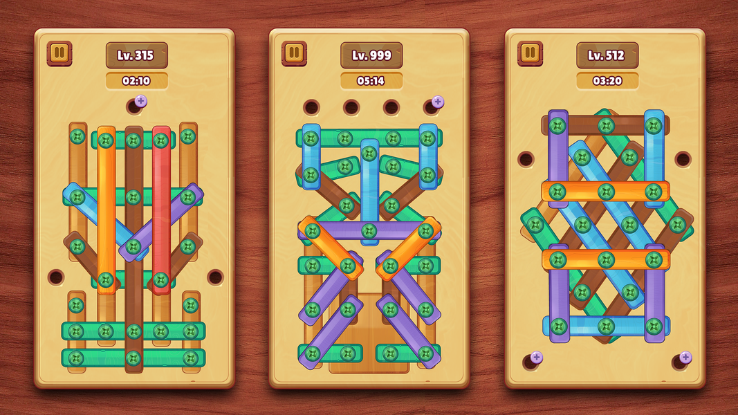 Nuts Bolts: Screws Puzzle - عکس بازی موبایلی اندروید