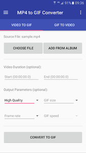 MP4 to GIF Converter - عکس برنامه موبایلی اندروید