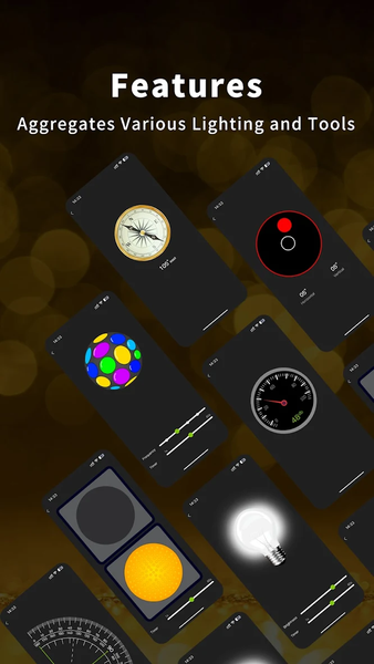 Super Flashlight-Colored flash - Image screenshot of android app